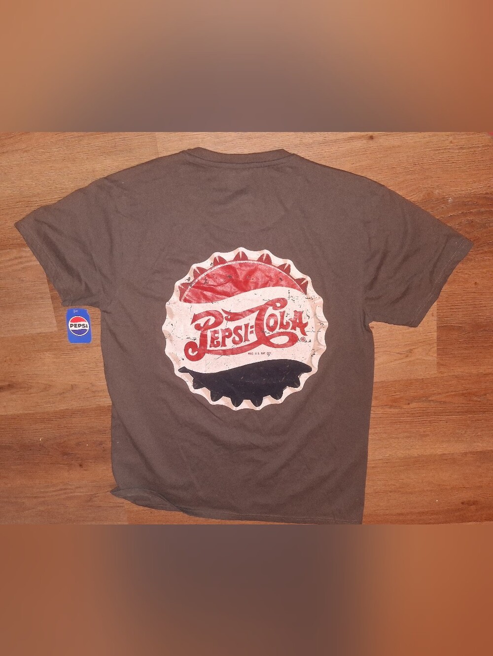 Xl Mens Pepsi Bottle Cap  Tshirt